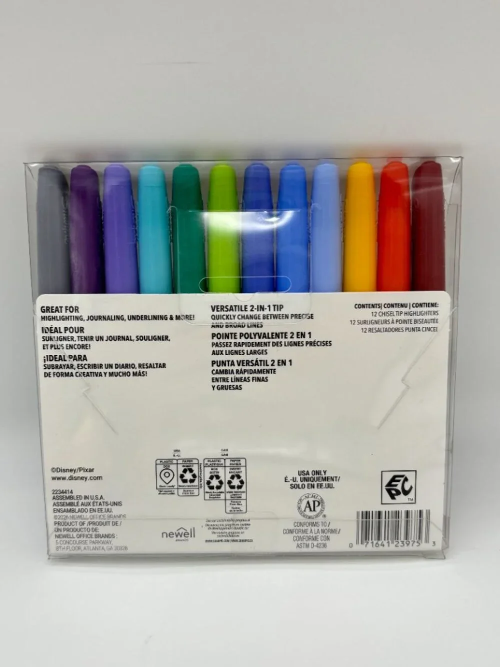 Sharpie S-Note Creative Highlighters Toy Story 5 Packaging Chisel Tip Assorted